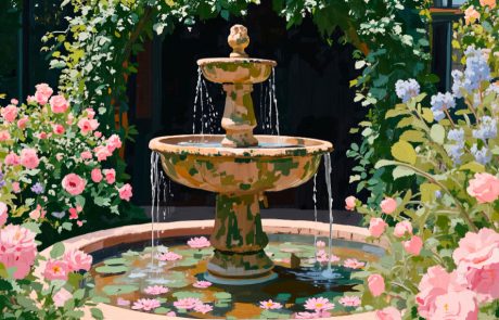 מים זורמים בעיצוב החוץ – כך יוצרים חוויה יוקרתית ומרגיעה בגינה